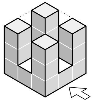 Vista Isométrica de la pieza 10