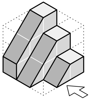 Vista Isométrica de la pieza 6
