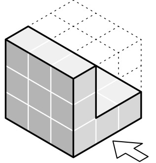 Vista Isométrica de la pieza 7