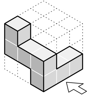 Vista Isométrica de la pieza 9